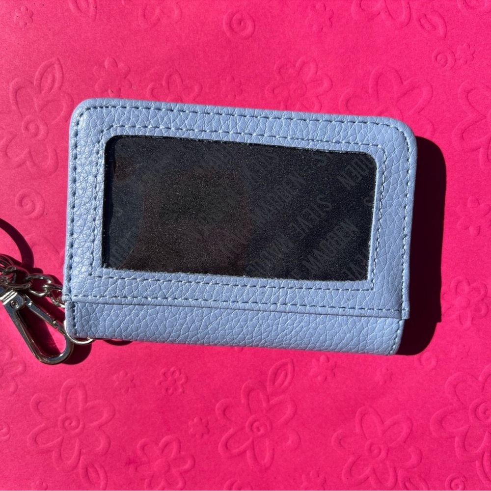 Steve Madden Blue/ Periwinkle Wallet with Card Holders and Clip